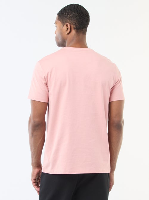 Round-neck cotton T-shirt - Kiabi Round-neck cotton T-shirt - Kiabi