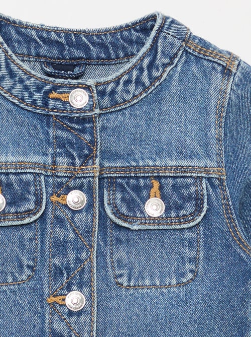 Round-neck denim jacket - Kiabi