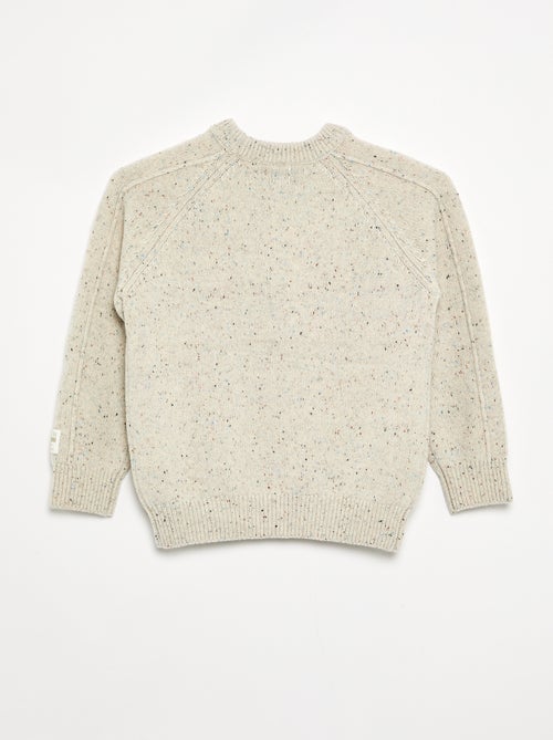 Round Neck Wool Sweater - Kiabi