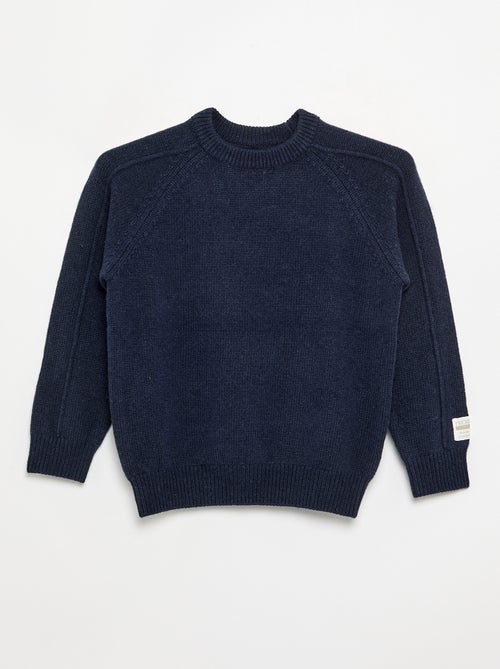 Round Neck Wool Sweater - Kiabi