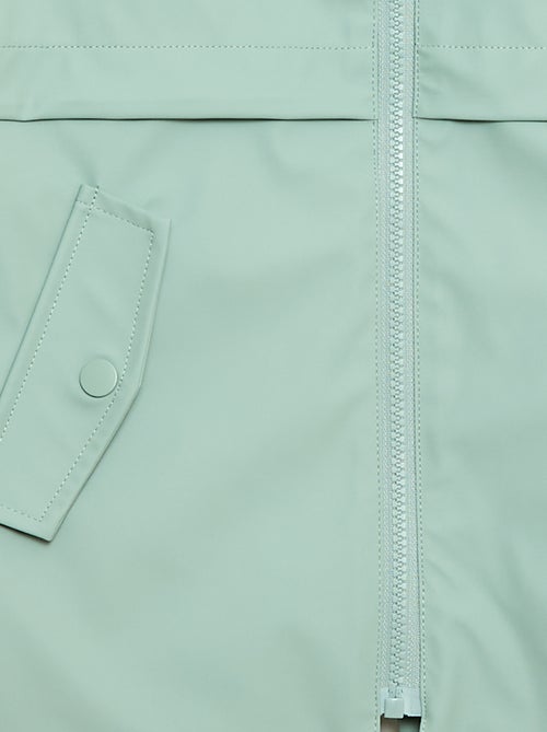 Rubber Hooded Parka - Kiabi Rubber Hooded Parka - Kiabi