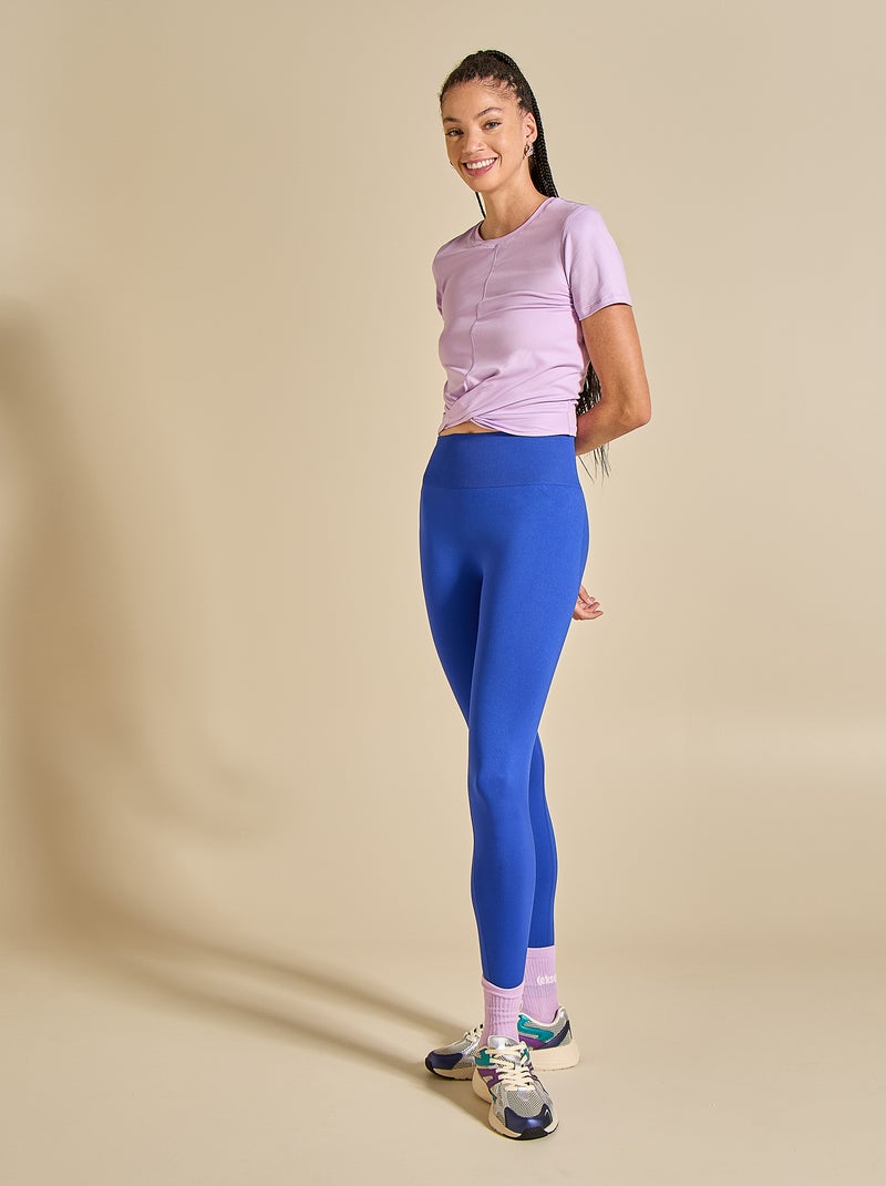 Ruched Sports T-shirt - (ekstract) Purple - Kiabi