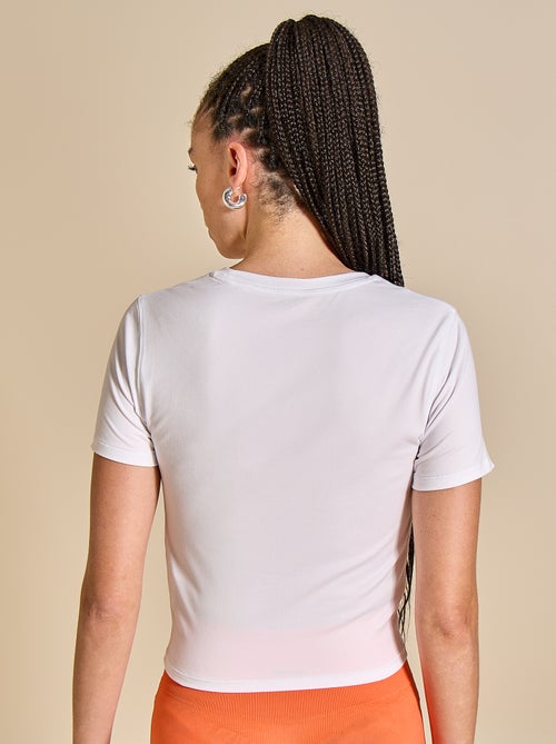 Ruched Sports T-shirt - Kiabi