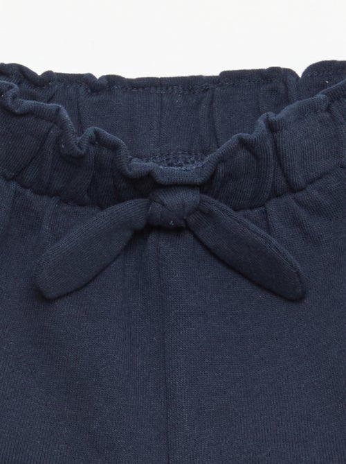 Ruffled shorts with waist tie - Kiabi