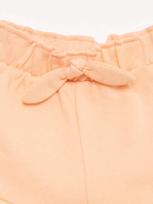 Ruffled shorts with waist tie - Kiabi
