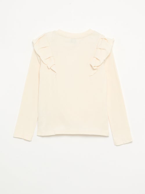 Ruffled Shoulder T-shirt - Easy-On Collection - Kiabi