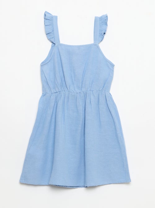 Ruffled strap dress - Kiabi