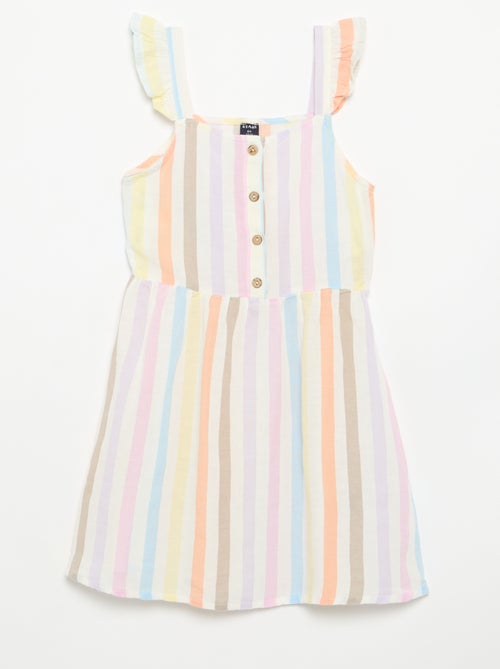 Ruffled strap dress - Kiabi