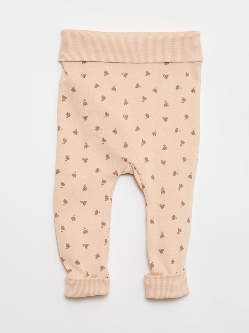 Ruffled Sweatshirt + Pants Jogging Set - 2 Pieces Pink - Kiabi