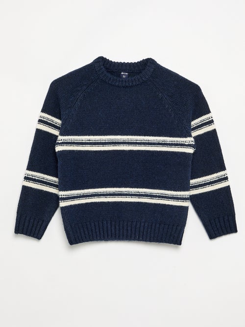 Rundhals-Strickpullover - Kiabi