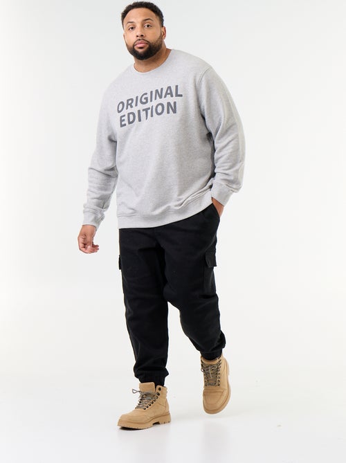 Rundhals-Sweatshirt mit 'Original Edition'-Print - Kiabi
