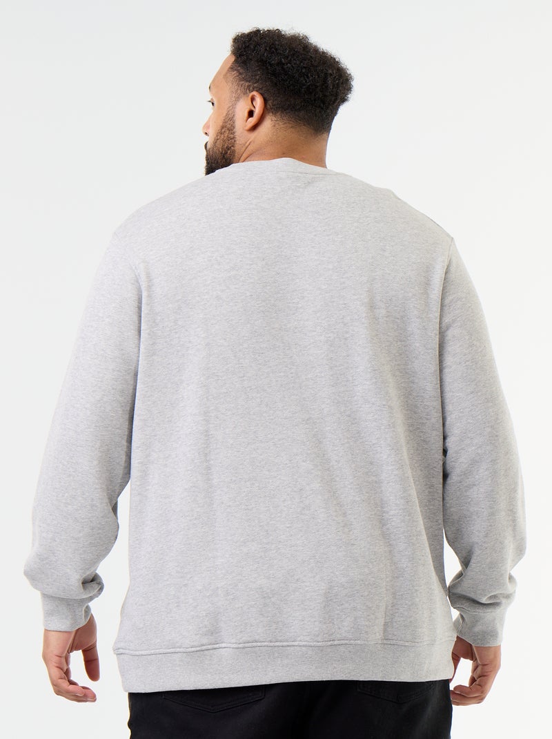 Rundhals-Sweatshirt mit 'Original Edition'-Print Grau - Kiabi