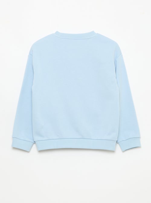 Rundhals-Sweatshirt mit Print - Kiabi