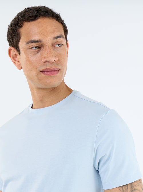 Rundhals-T-Shirt aus Baumwolle - Tough Cotton™ - Kiabi