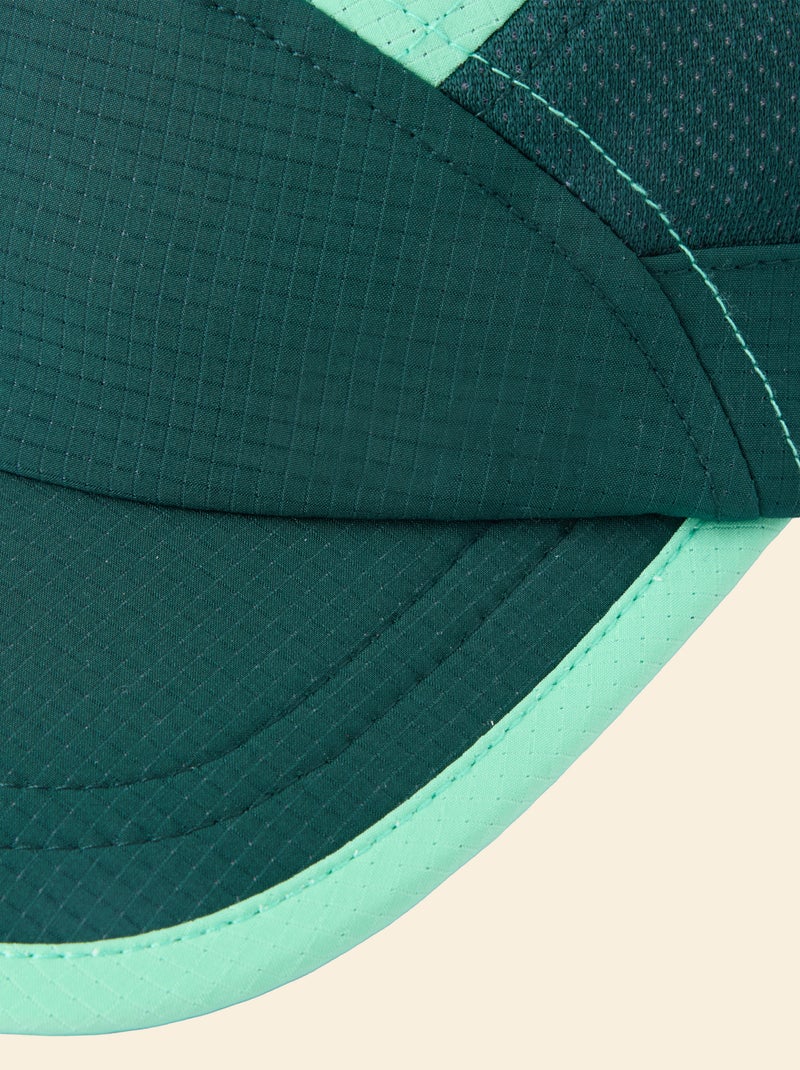 Running cap with soft brim Green - Kiabi