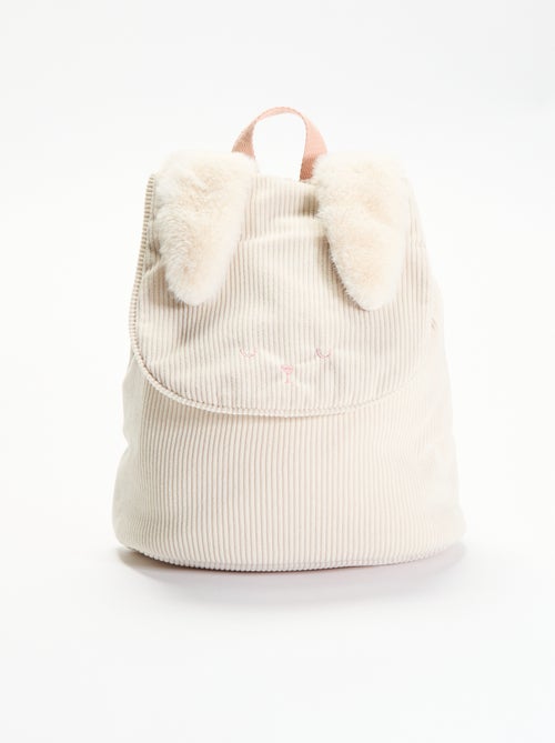 Sac à dos aspect animal avec oreilles - Kiabi