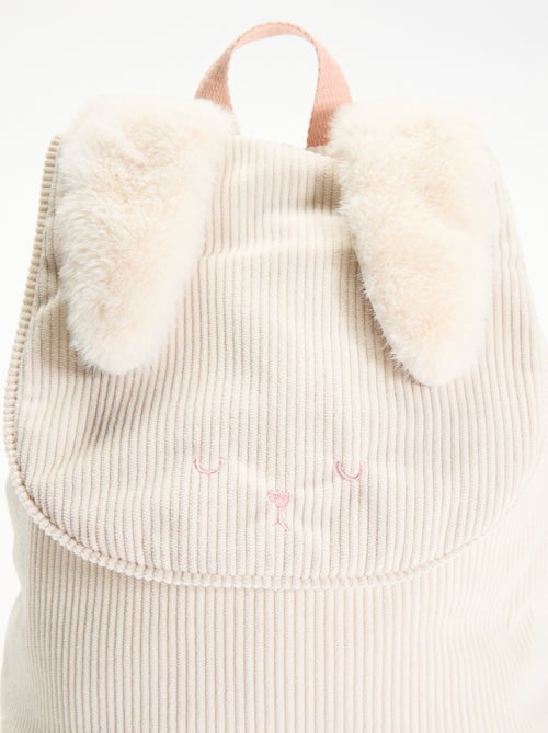 Sac à dos aspect animal avec oreilles - Kiabi