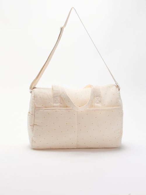 Sac à langer avec poches extérieures et intérieures - Kiabi