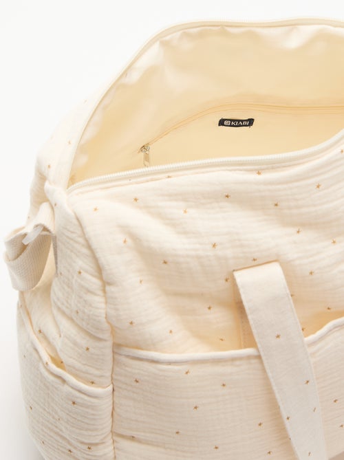 Sac à langer avec poches extérieures et intérieures - Kiabi