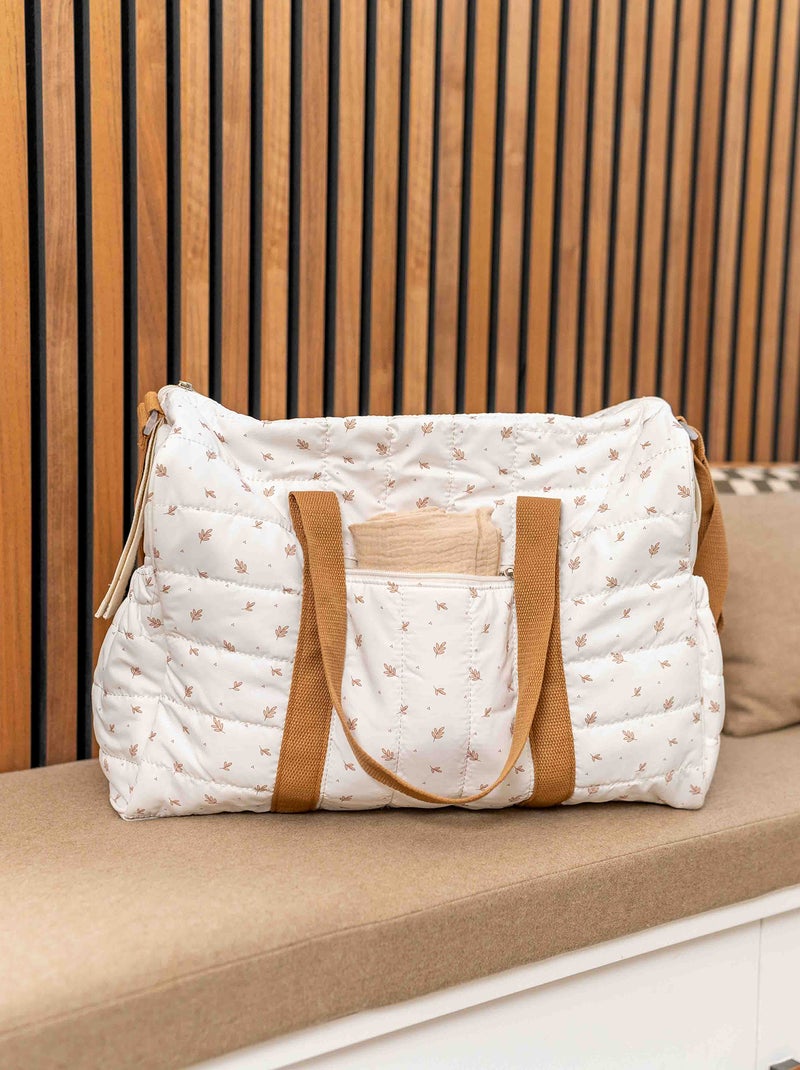 Sac à langer avec tapis et attache poussette Blanc - Kiabi