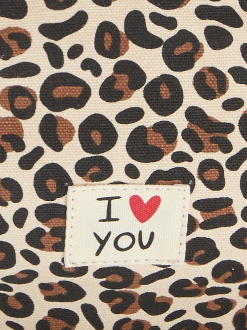 Sac Banane imprimé léopard 'Agathe Sorlet x Kiabi' - Saint-Valentin - Kiabi