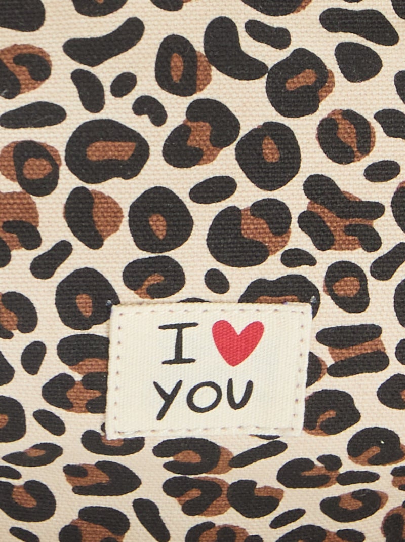 Sac Banane imprimé léopard 'Agathe Sorlet x Kiabi' - Saint-Valentin Blanc - Kiabi