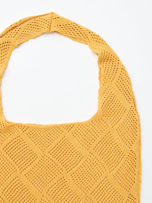 Sac bandoulière en crochet - Kiabi