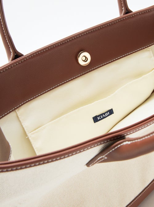 Sac cabas en toile - Kiabi
