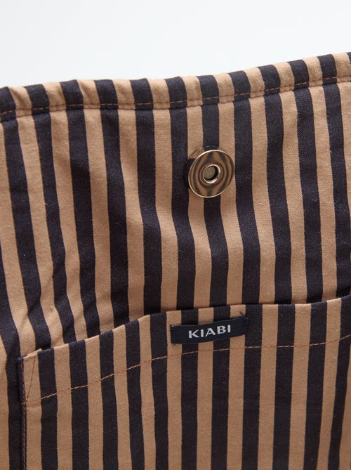 Sac cabas matelassé motif fleurs - Kiabi