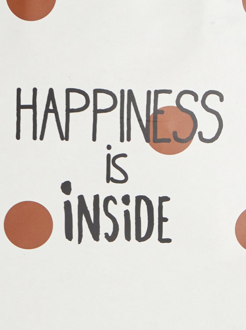 Sac cadeau en papier Blanc - Kiabi