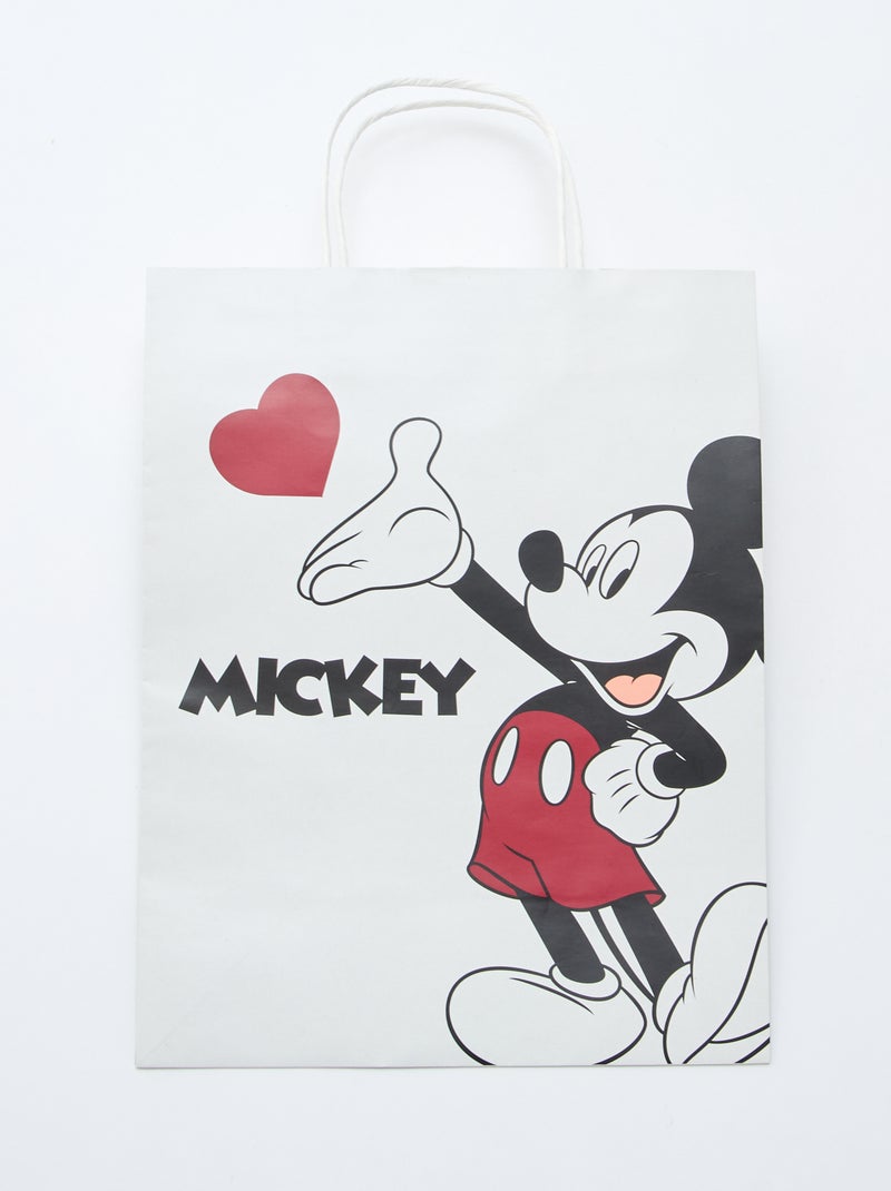 Sac cadeau en papier 'Stitch' Beige - Kiabi