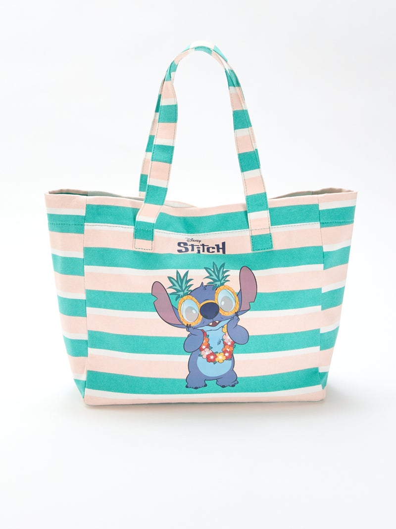 Sac de plage 'Stitch' 'Disney' Bleu - Kiabi