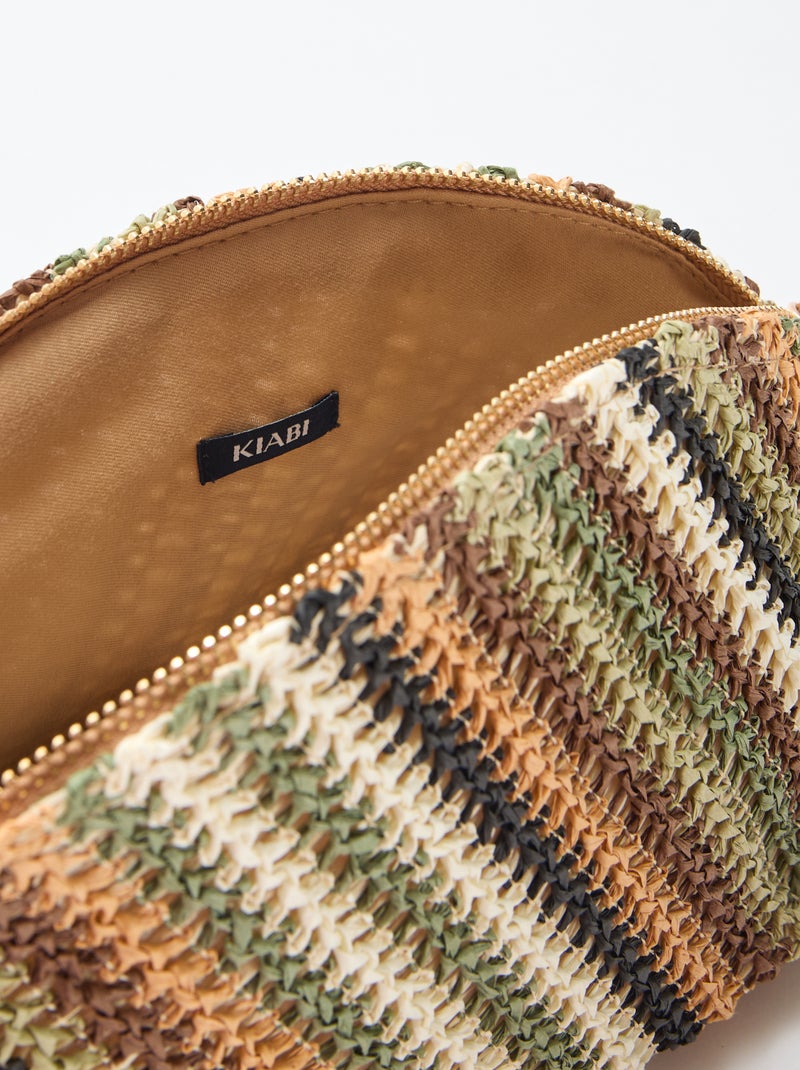 Sac en forme de bourse Vert - Kiabi