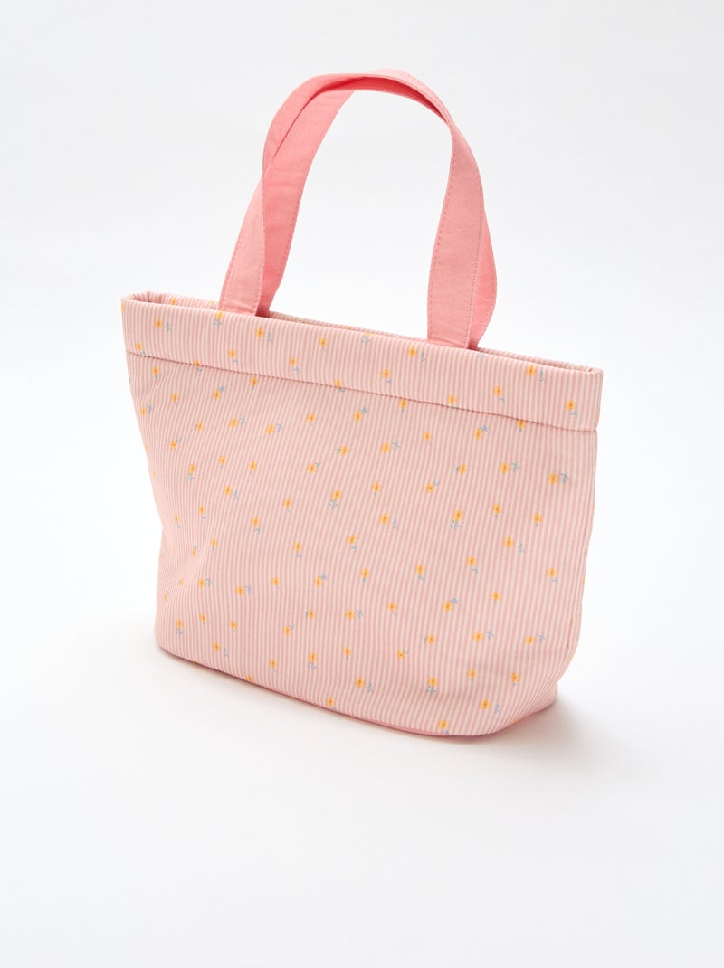 Sac en toile rembourré Rose - Kiabi