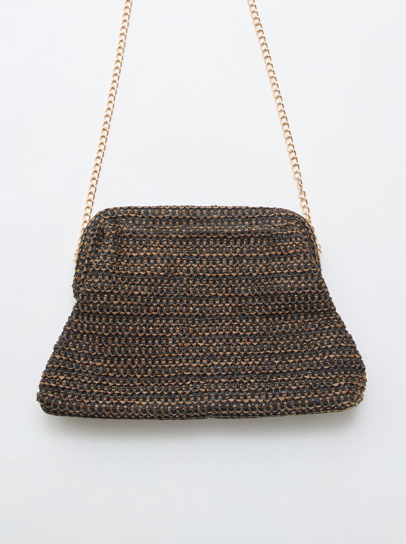 Sac forme bourse Marron - Kiabi