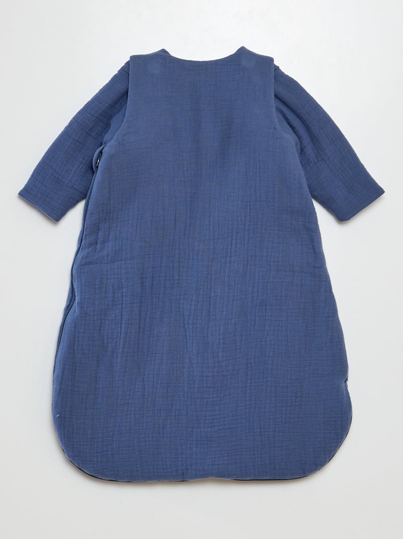 Sacco nanna caldo TOG 2 con maniche removibili BLU - Kiabi