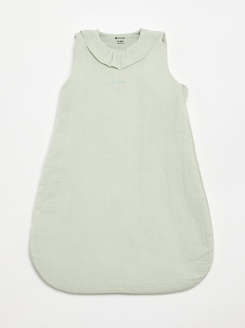 Sacco nanna con colletto fantasia Verde - Kiabi