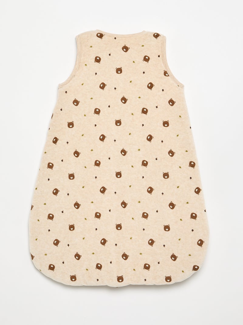 Sacco nanna in velluto Marrone - Kiabi