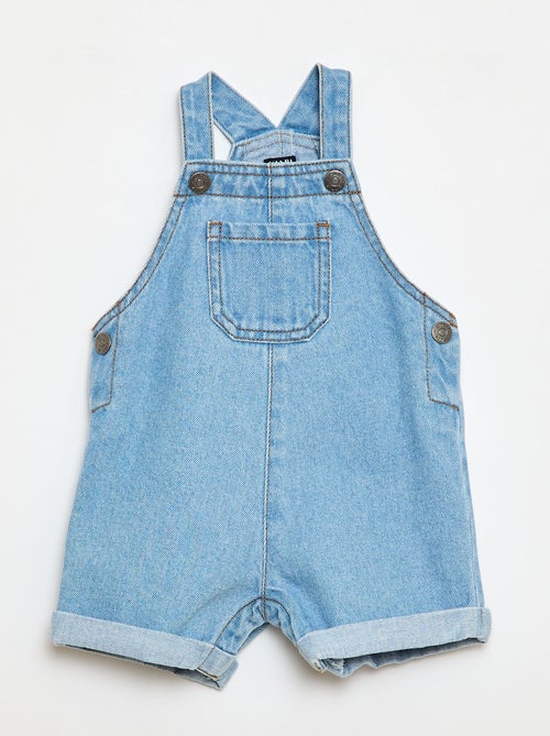 Salopette corta in denim - Kiabi