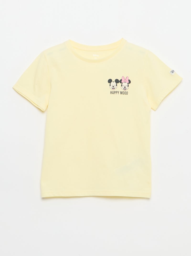 Salopette en jean avec volants Jaune - Kiabi