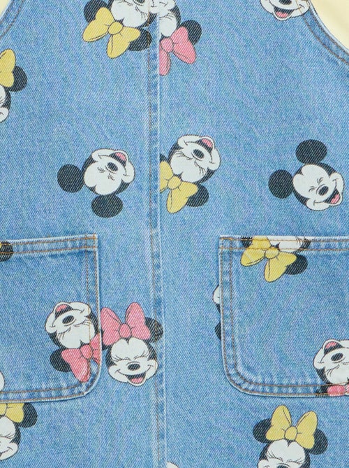 Salopette en jean avec volants - Kiabi