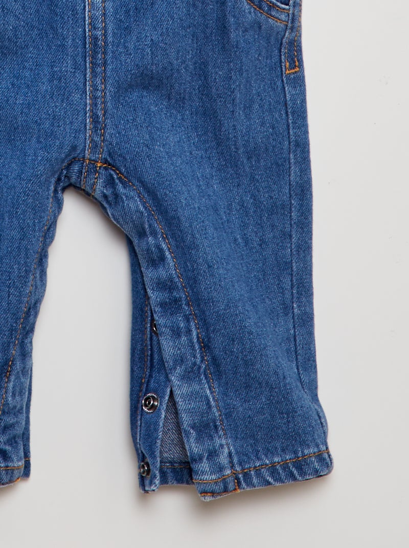 Salopette en jean BLEU - Kiabi