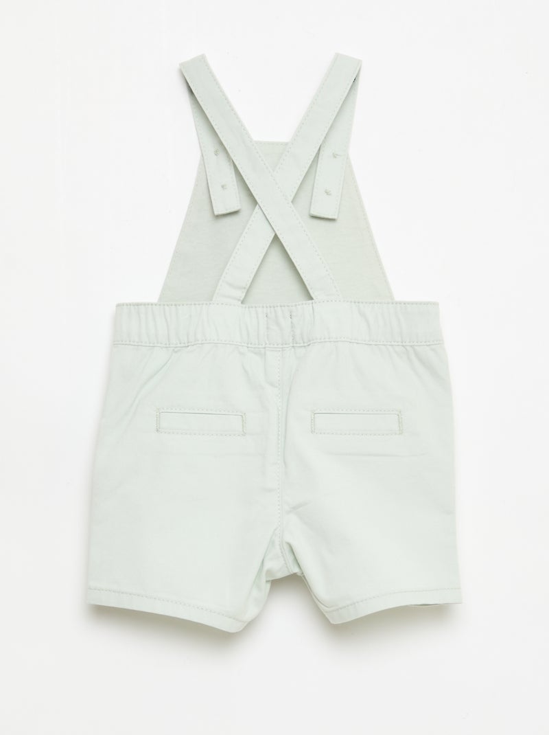 Salopette légère avec bretelles ajustables Bleu - Kiabi