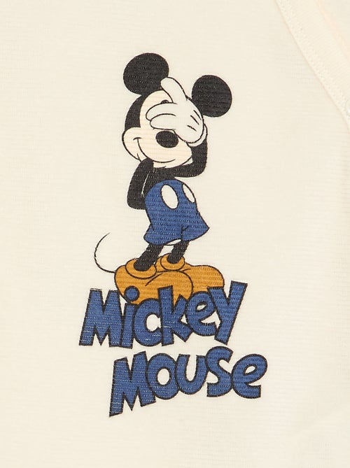 Samt-Pyjama-Set 'Mickey Mouse' - 2-teilig - Kiabi