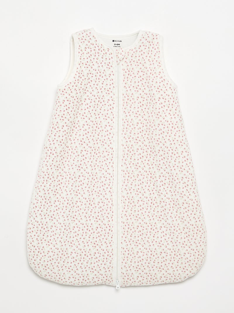 Samt-Schlafsack Blanc - Kiabi