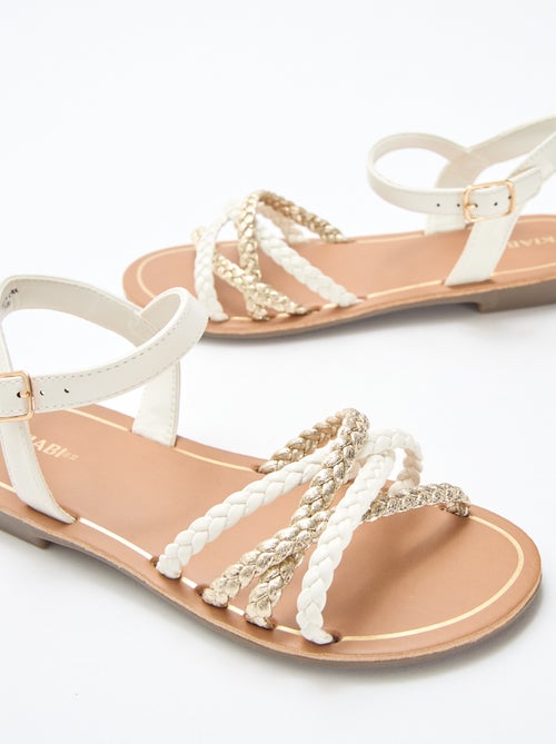 Sandalen mit geflochtenen Riemchen - Kiabi