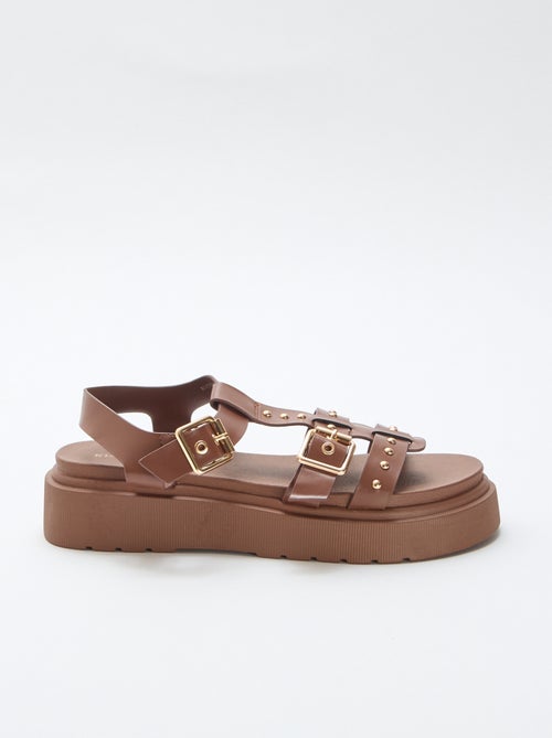 Sandalen mit Plateau-Sohle - Kiabi