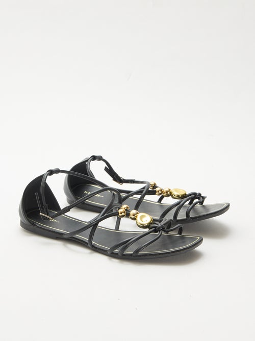 Sandalen mit Schmucksteinen - Kiabi