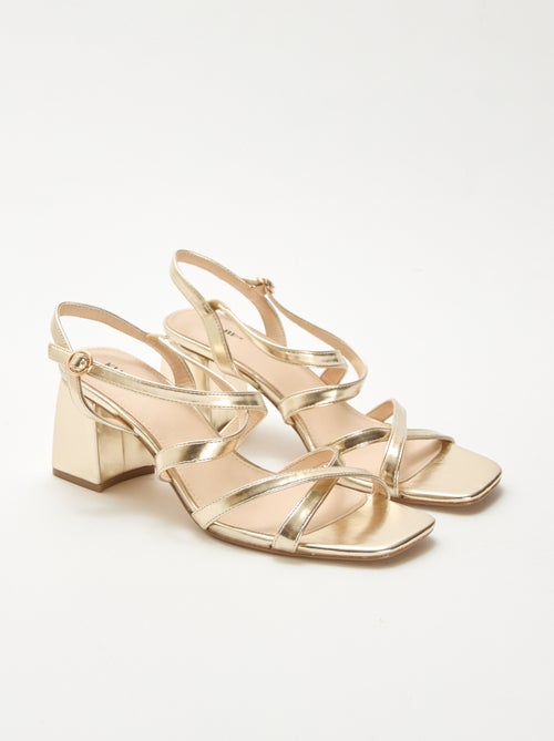Sandales de cérémonie à talons - Kiabi