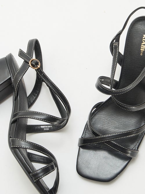 Sandales de cérémonie à talons - Kiabi